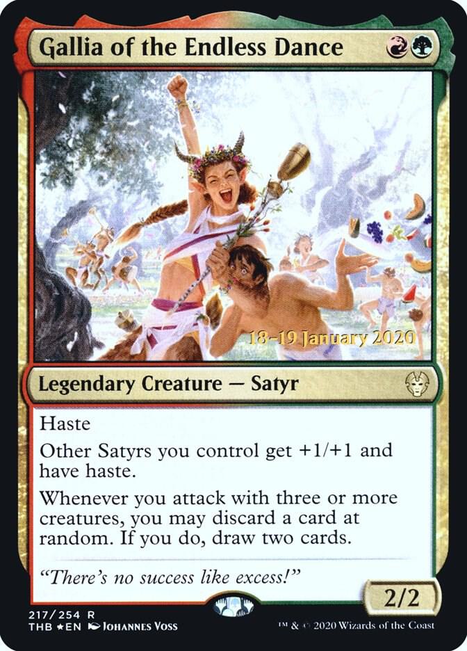 Gallia of the Endless Dance [Prerelease Cards] 217