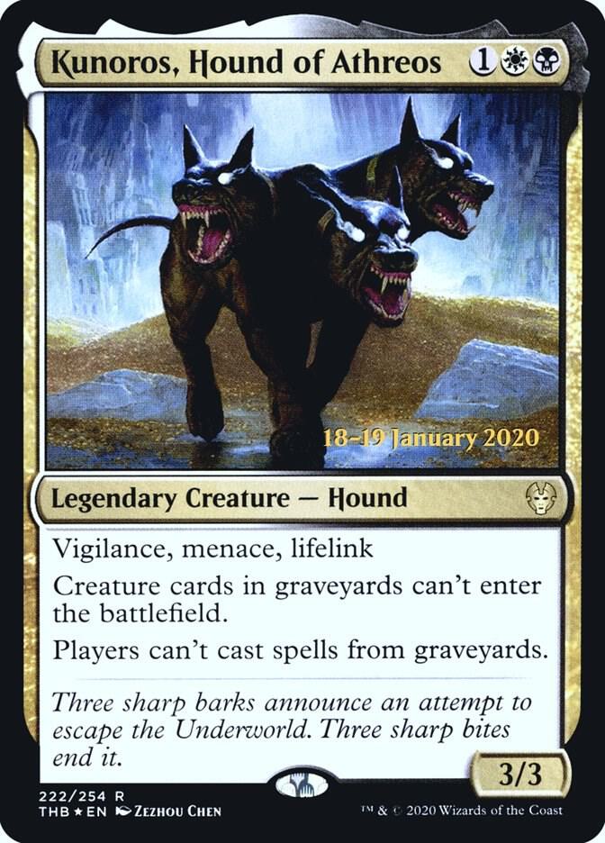 Kunoros, Hound of Athreos [Prerelease Cards] 222