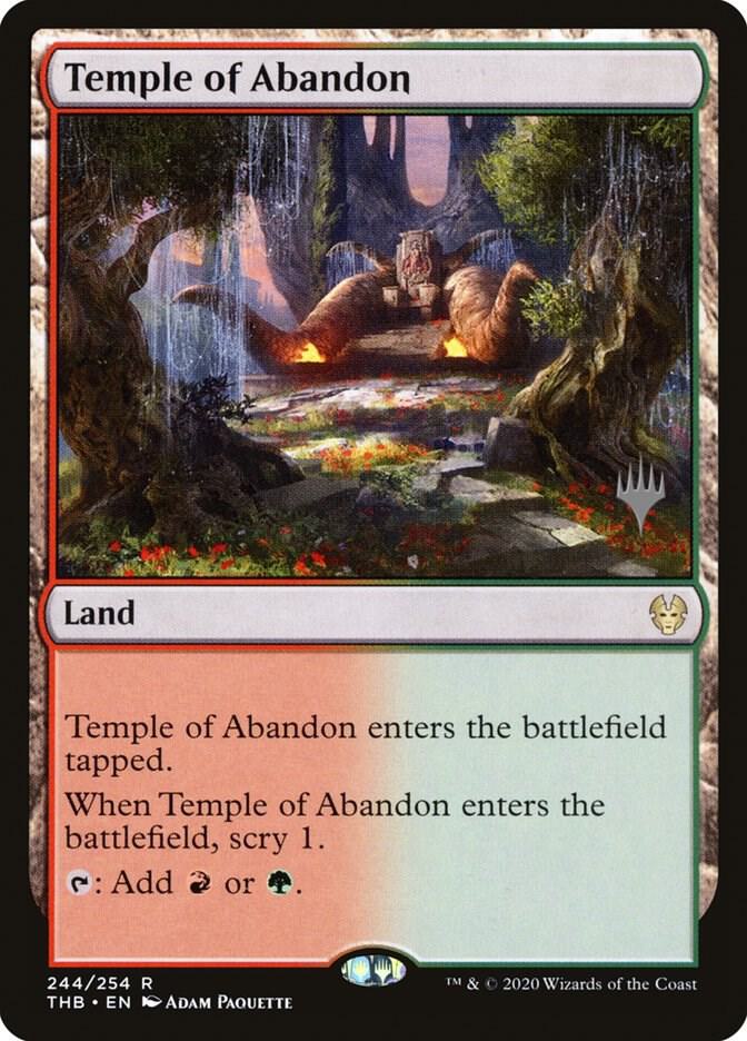 Temple of Abandon [Promo Pack: Theros Beyond Death] 244