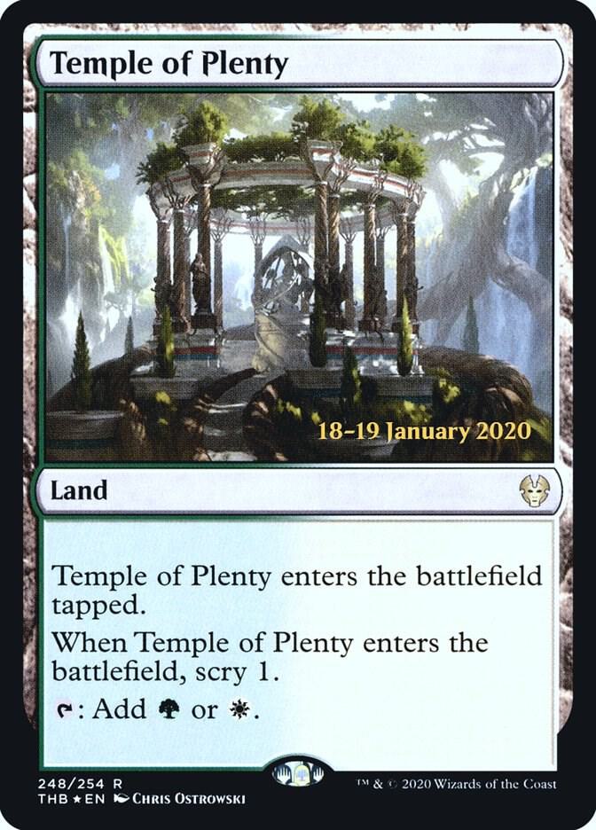 Temple of Plenty [Prerelease Cards] 248