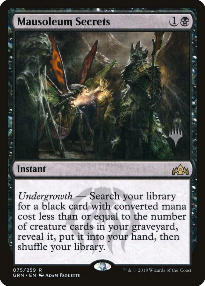 Mausoleum Secrets [Promo Pack: Theros Beyond Death] 75