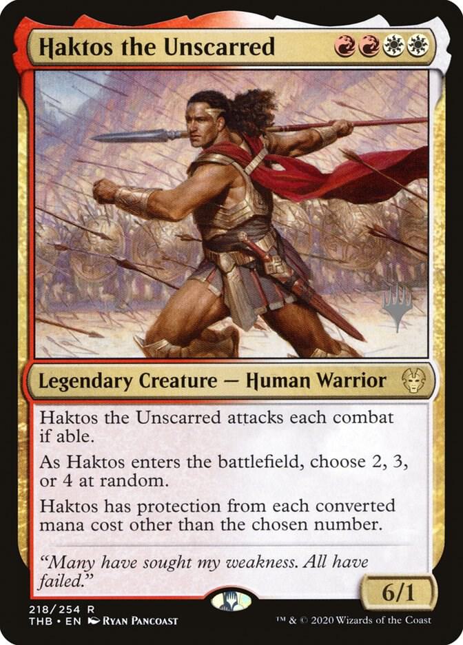 Haktos the Unscarred [Promo Pack: Theros Beyond Death] 218
