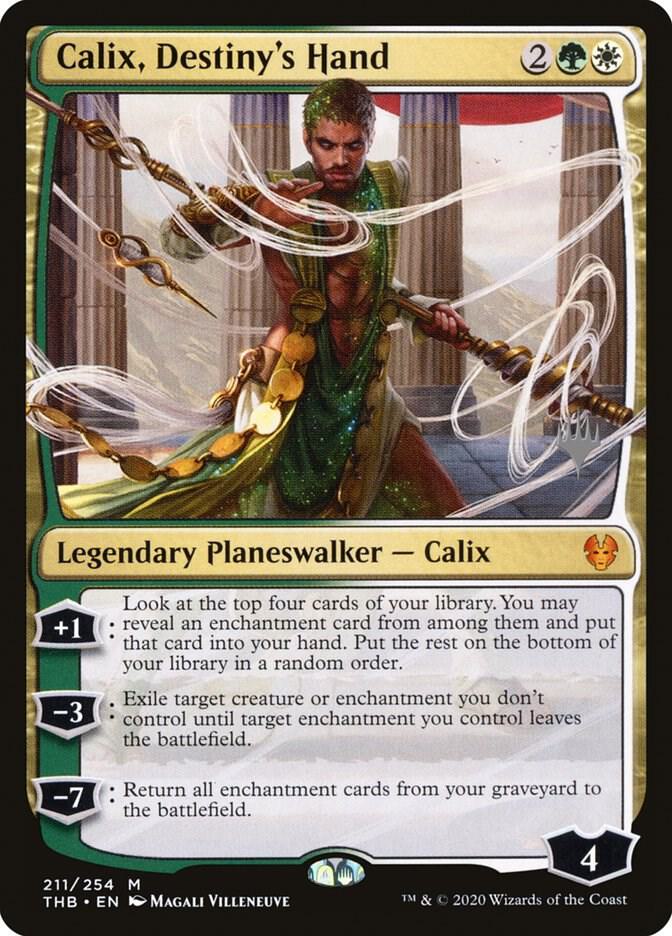 Calix, Destiny's Hand [Promo Pack: Theros Beyond Death] 211