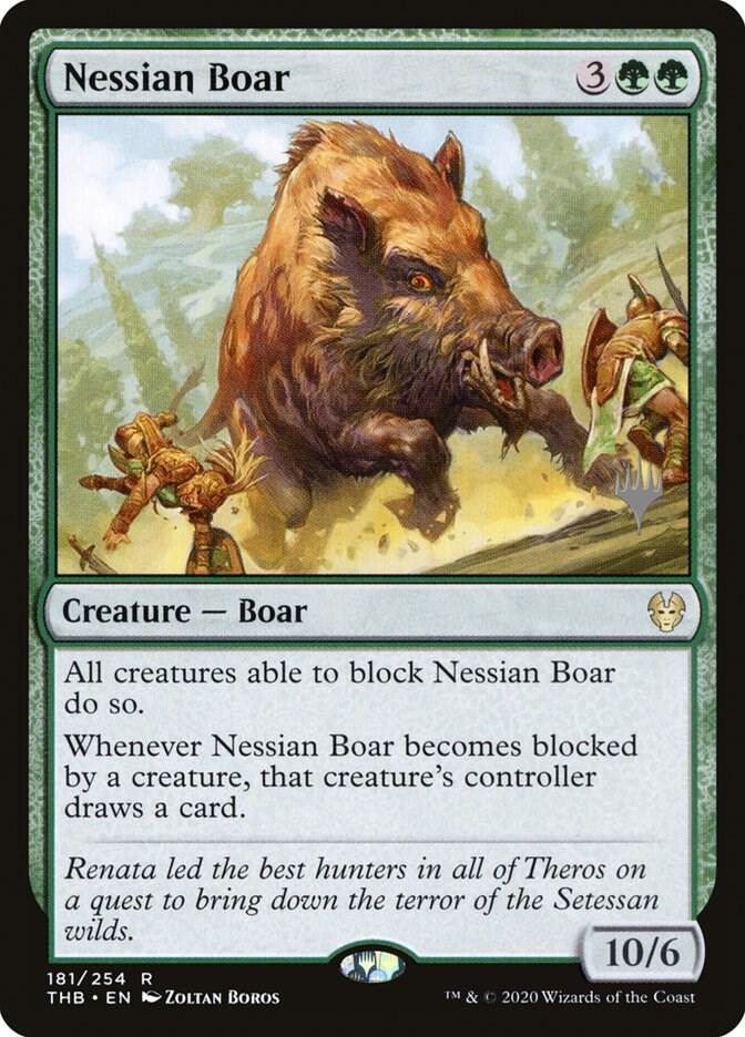 Nessian Boar [Promo Pack: Theros Beyond Death] 181