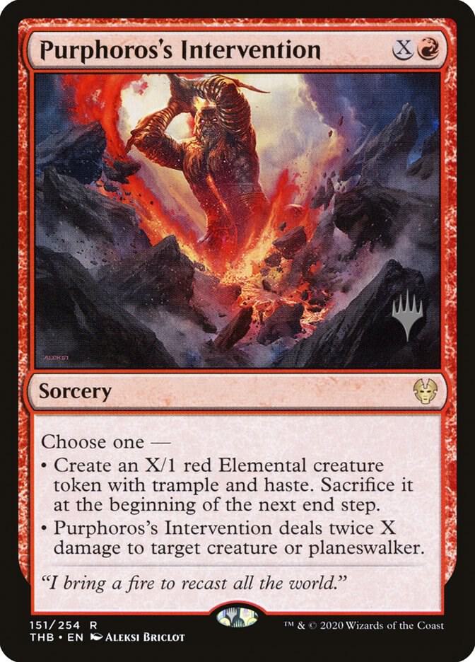Purphoros's Intervention [Promo Pack: Theros Beyond Death] 151