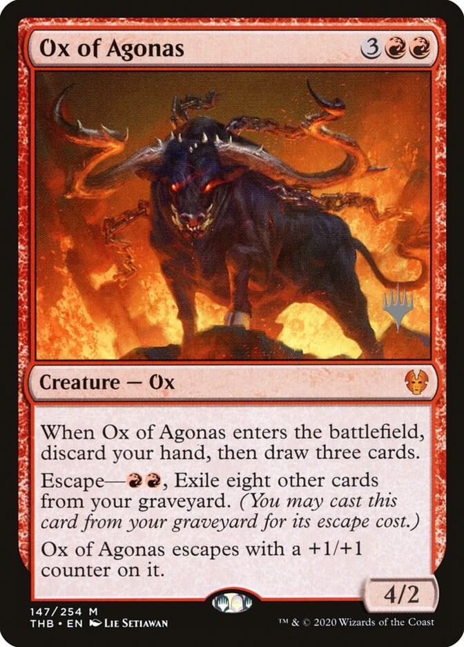 Ox of Agonas [Promo Pack: Theros Beyond Death] 147