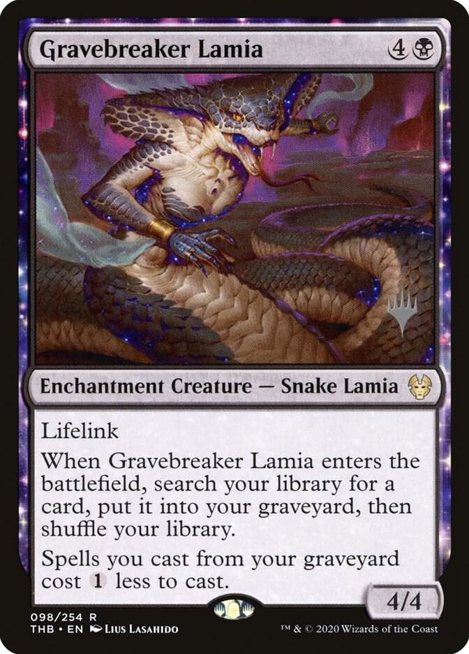 Gravebreaker Lamia [Promo Pack: Theros Beyond Death] 98