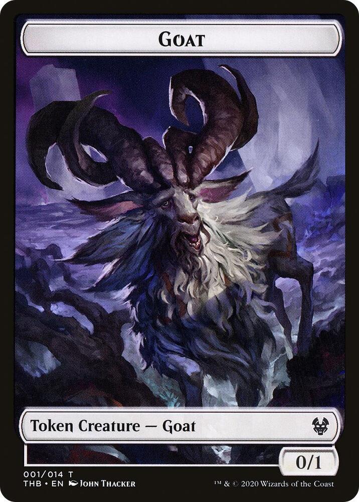 Goat // Satyr Double-Sided Token [Theros Beyond Death] 1 // 9