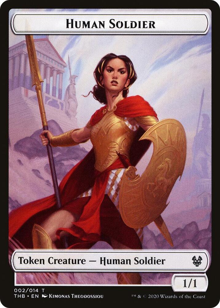 Human Soldier // Kraken Double-Sided Token [Theros Beyond Death] 2 // 4