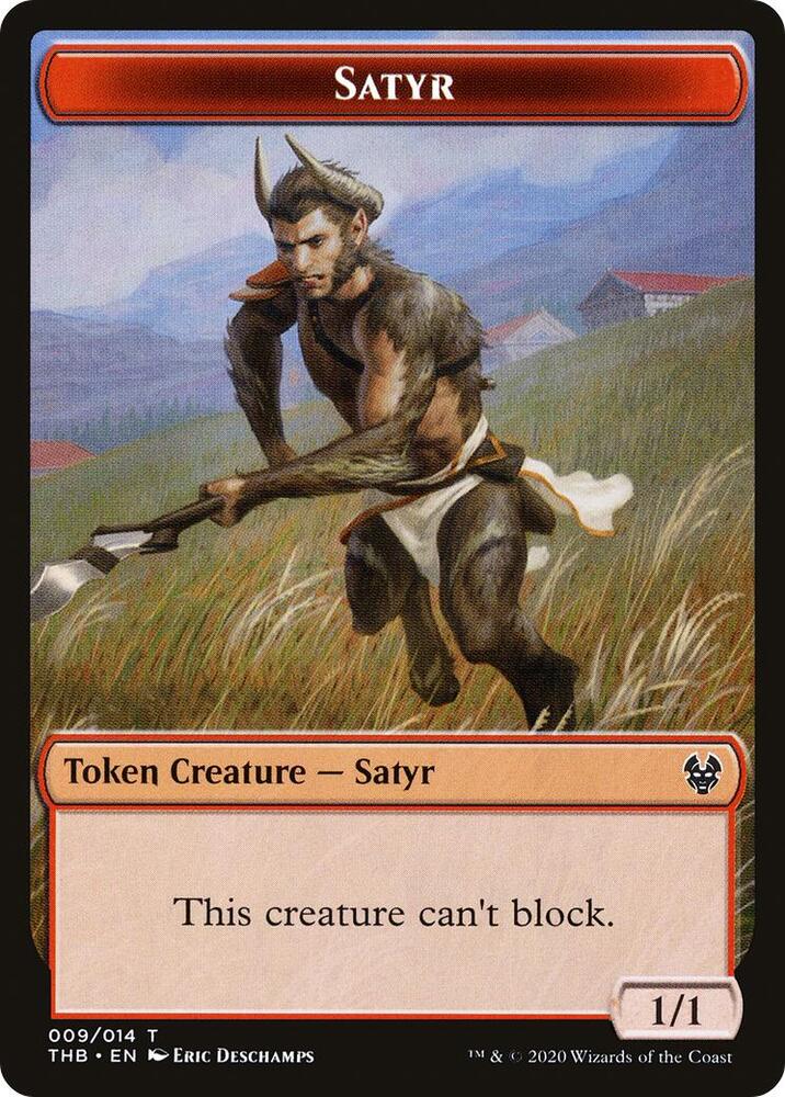 Satyr // Spider Double-Sided Token [Theros Beyond Death] 9 // 10