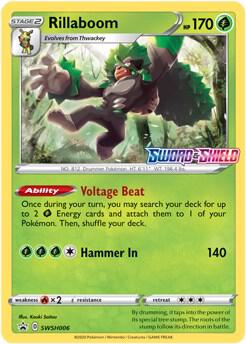Rillaboom - SWSH006 (Prerelease) [SWSH: Sword & Shield Promo Cards] SWSH006