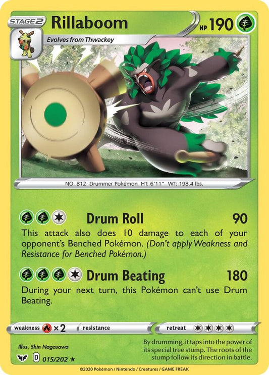 Rillaboom (015) [SWSH01: Sword & Shield Base Set] 015/202