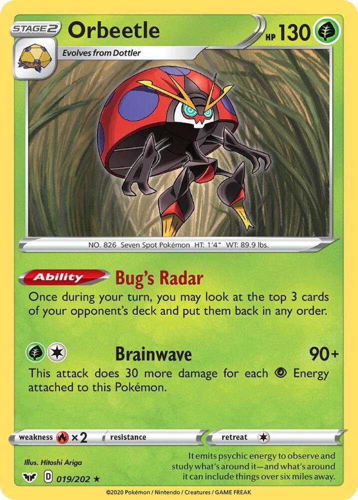Orbeetle [SWSH01: Sword & Shield Base Set] 019/202