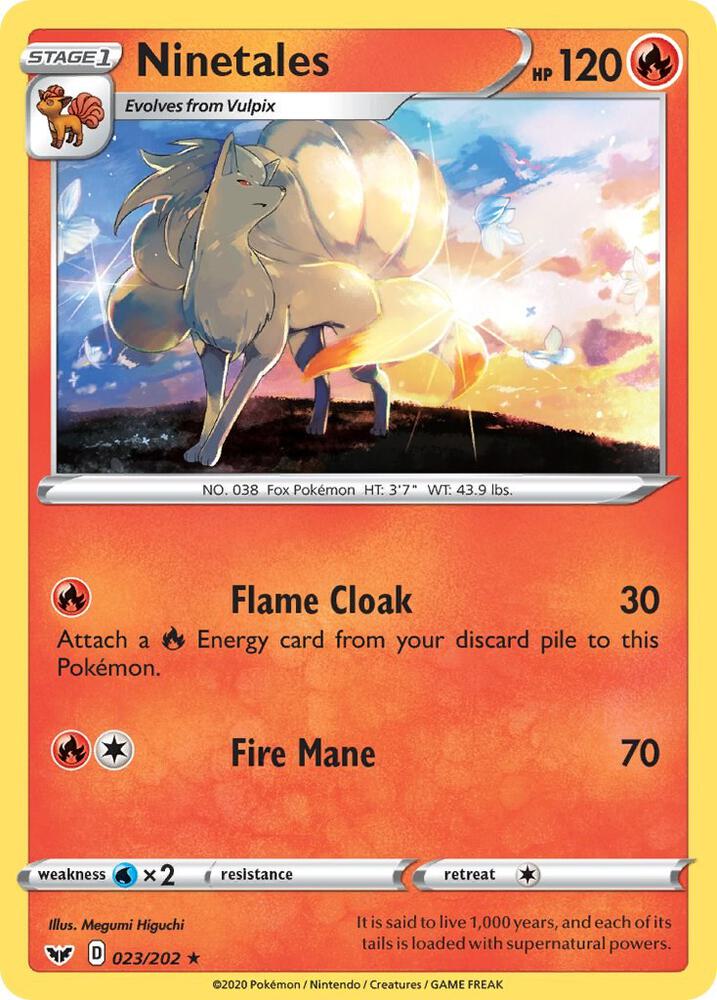 Ninetales [SWSH01: Sword & Shield Base Set] 023/202