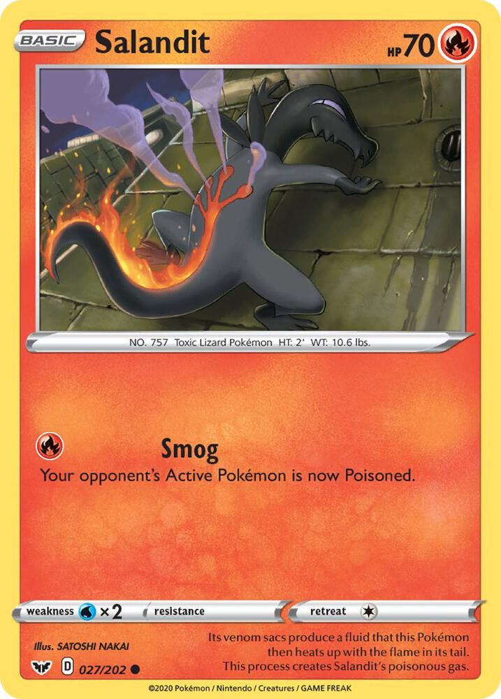 Salandit [SWSH01: Sword & Shield Base Set] 027/202