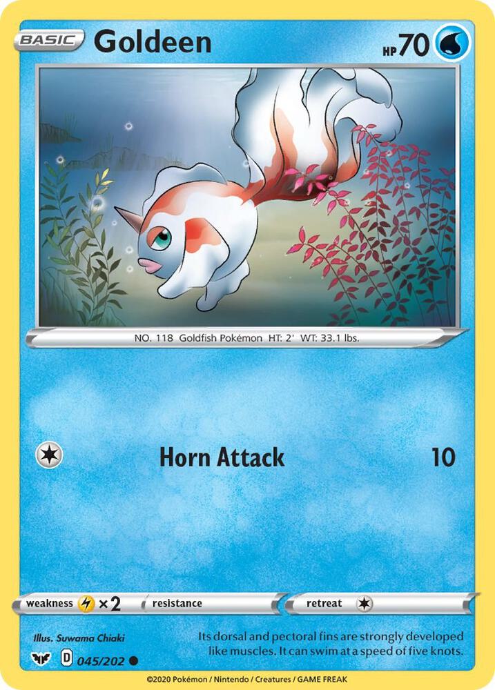 Goldeen (045) [SWSH01: Sword & Shield Base Set] 045/202