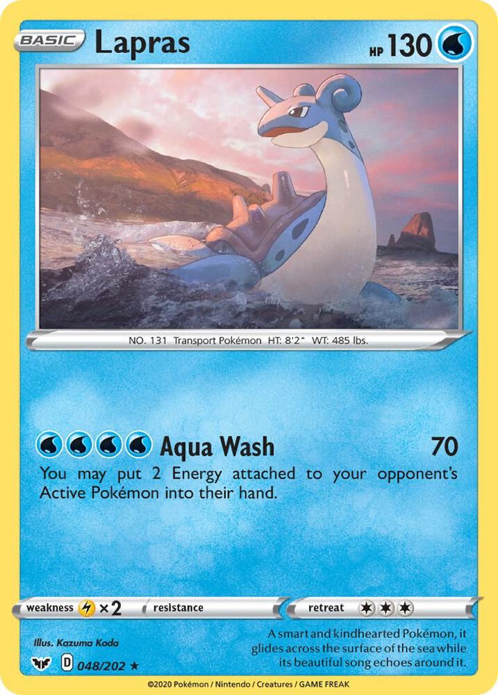 Lapras [SWSH01: Sword & Shield Base Set] 048/202