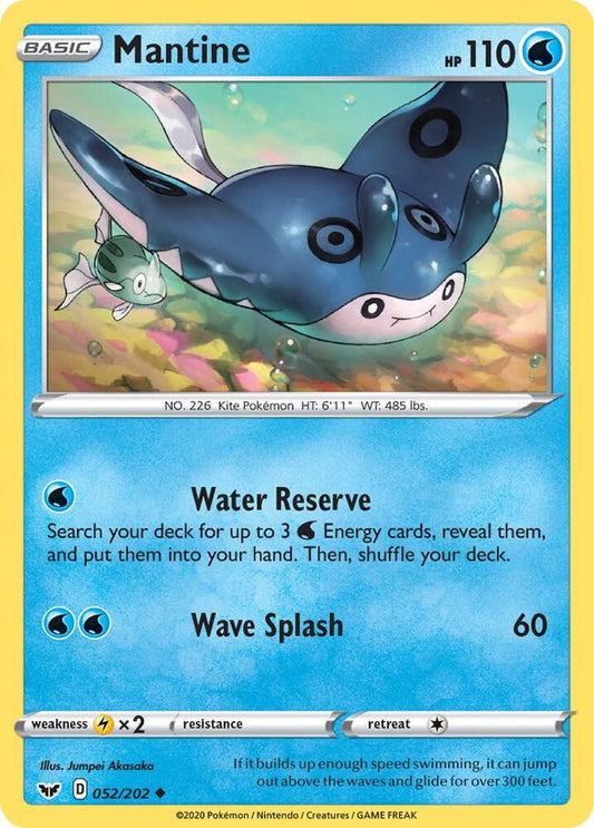 Mantine [SWSH01: Sword & Shield Base Set] 052/202