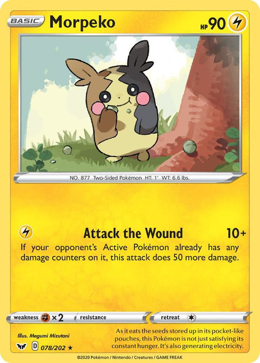 Morpeko [SWSH01: Sword & Shield Base Set] 078/202