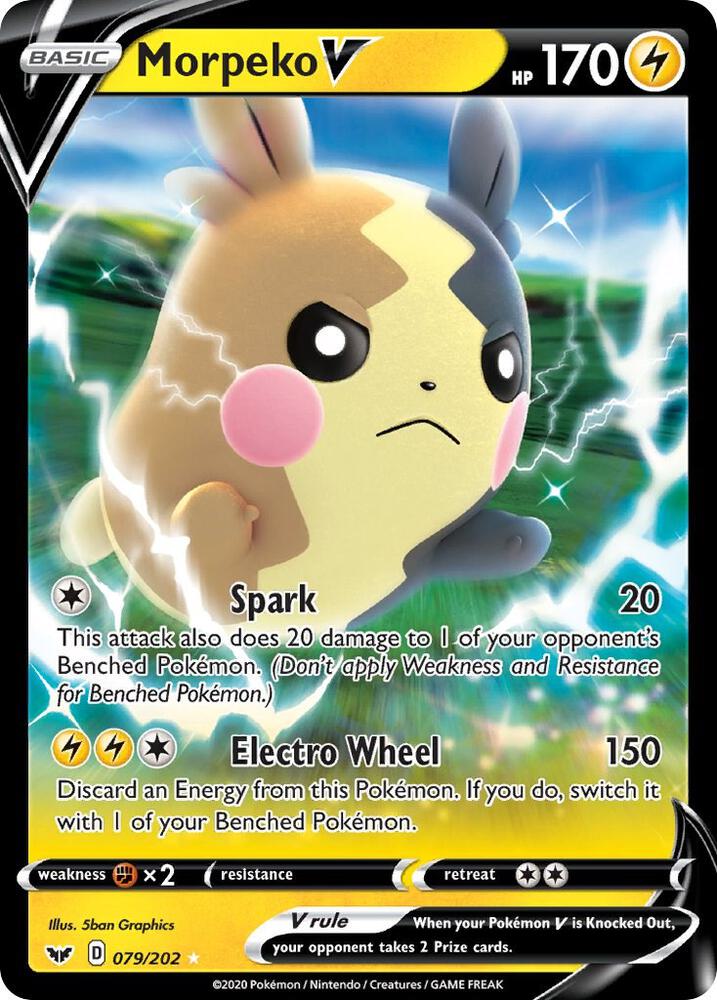 Morpeko V [SWSH01: Sword & Shield Base Set] 079/202