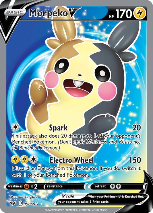 Morpeko V (Full Art) [SWSH01: Sword & Shield Base Set] 190/202