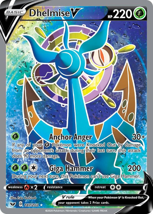 Dhelmise V (Full Art) [SWSH01: Sword & Shield Base Set] 187/202