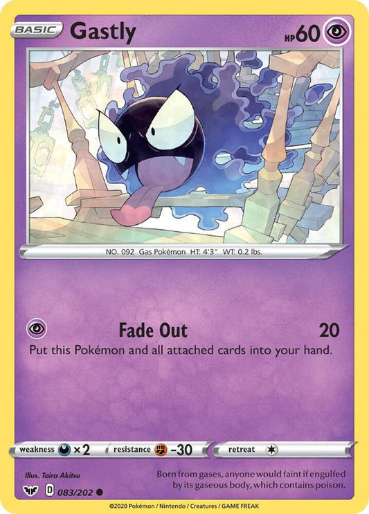 Gastly [SWSH01: Sword & Shield Base Set] 083/202