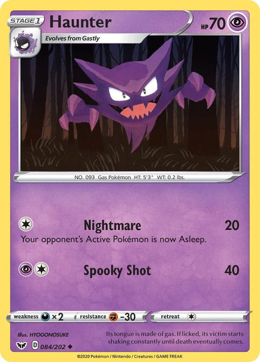 Haunter [SWSH01: Sword & Shield Base Set] 084/202