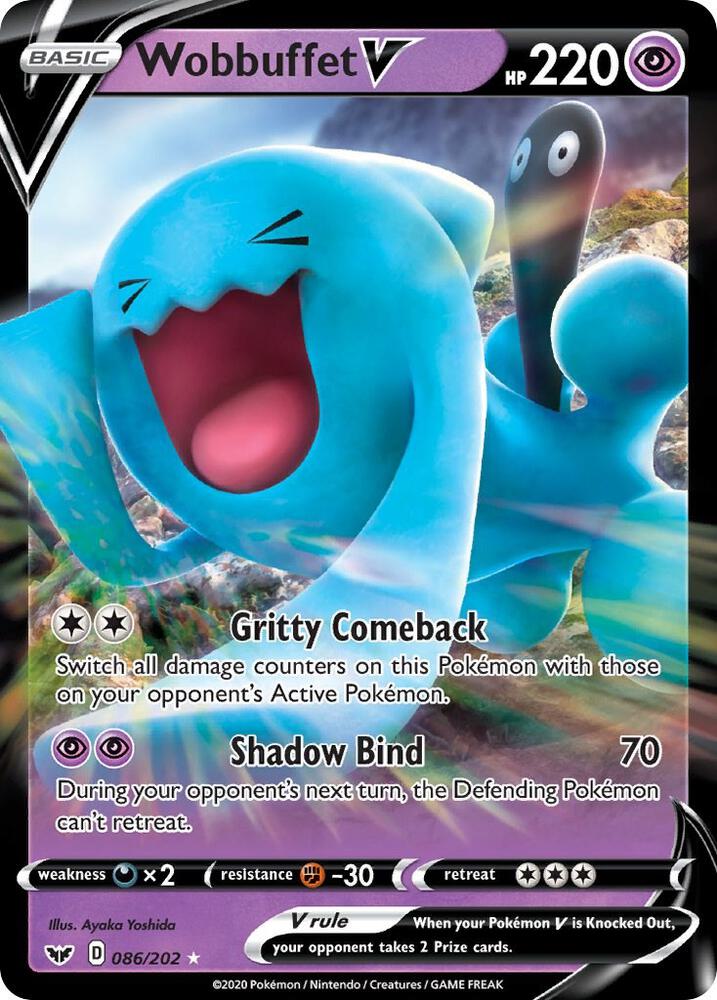 Wobbuffet V [SWSH01: Sword & Shield Base Set] 086/202