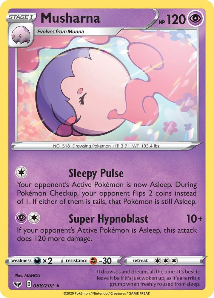 Musharna [SWSH01: Sword & Shield Base Set] 088/202