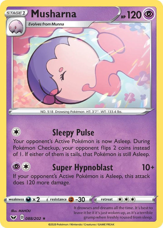 Musharna [SWSH01: Sword & Shield Base Set] 088/202