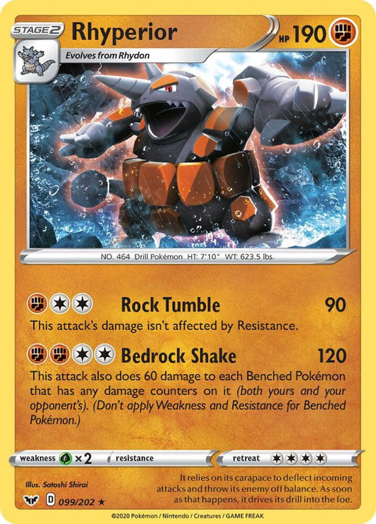 Rhyperior [SWSH01: Sword & Shield Base Set] 099/202