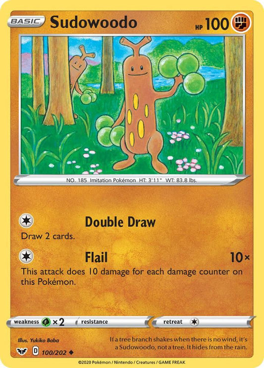 Sudowoodo [SWSH01: Sword & Shield Base Set] 100/202