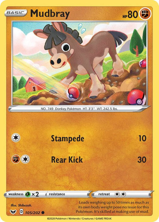 Mudbray [SWSH01: Sword & Shield Base Set] 105/202