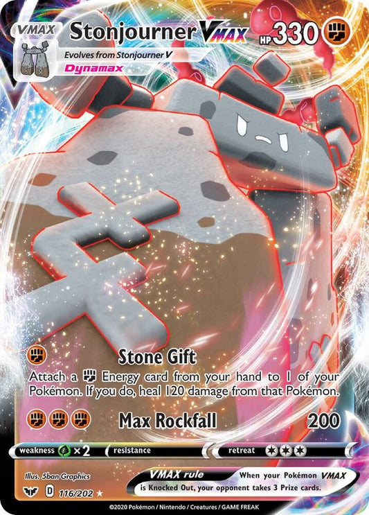 Stonjourner VMAX [SWSH01: Sword & Shield Base Set] 116/202