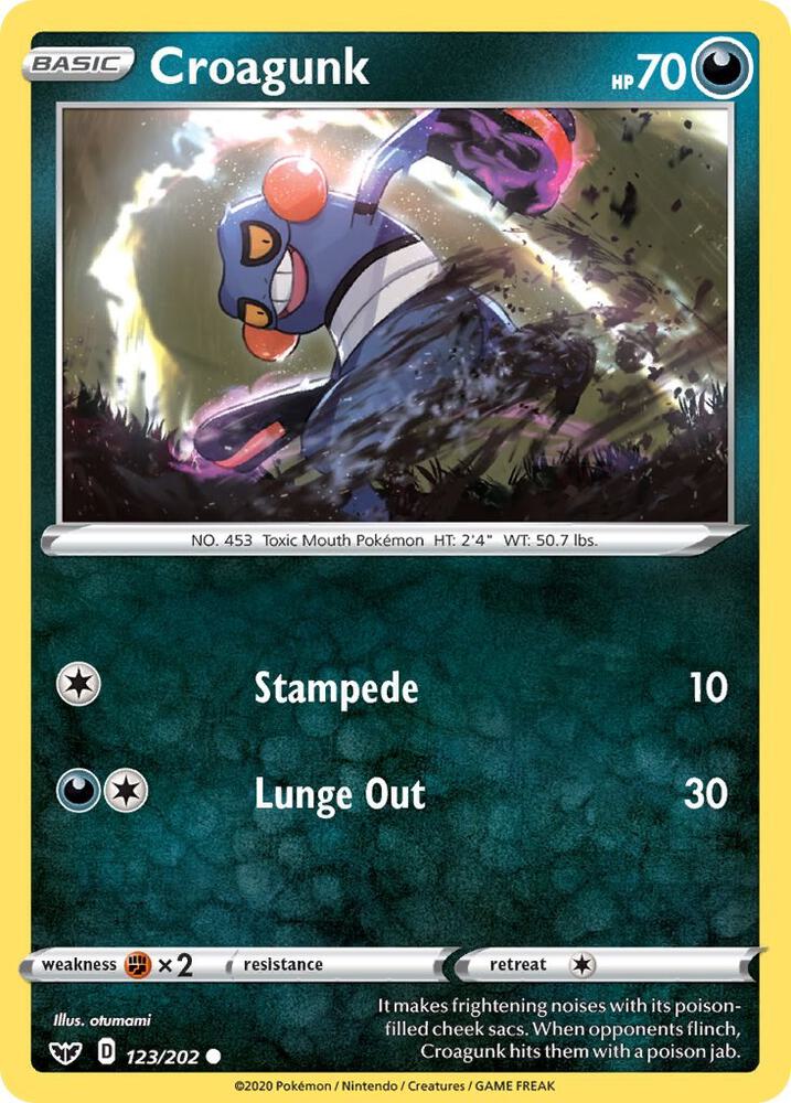 Croagunk [SWSH01: Sword & Shield Base Set] 123/202