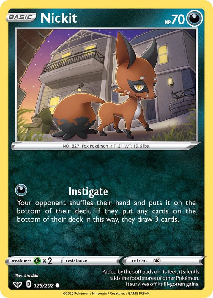 Nickit [SWSH01: Sword & Shield Base Set] 125/202