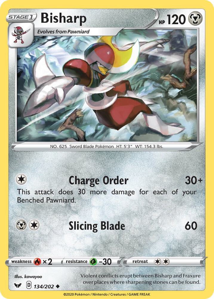 Bisharp [SWSH01: Sword & Shield Base Set] 134/202