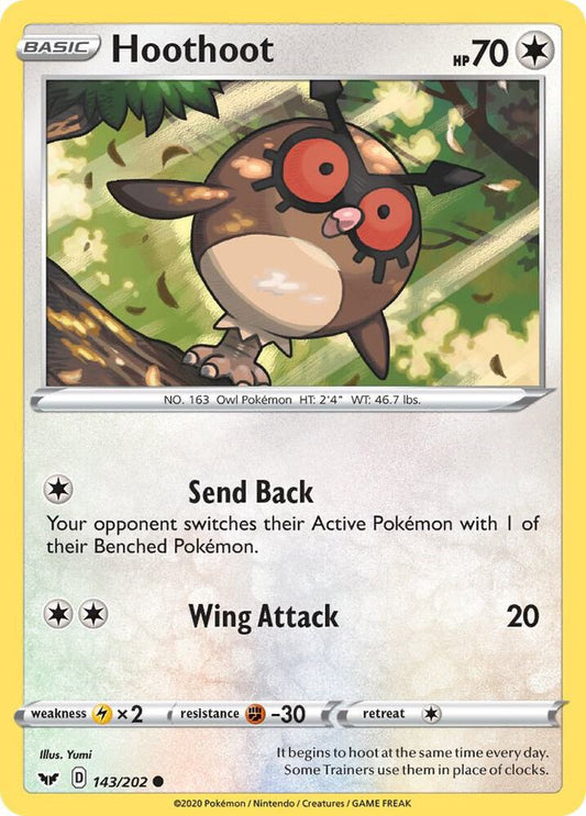 Hoothoot [SWSH01: Sword & Shield Base Set] 143/202
