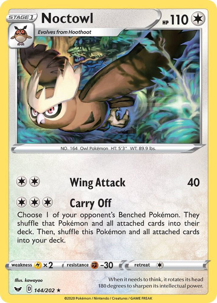Noctowl [SWSH01: Sword & Shield Base Set] 144/202