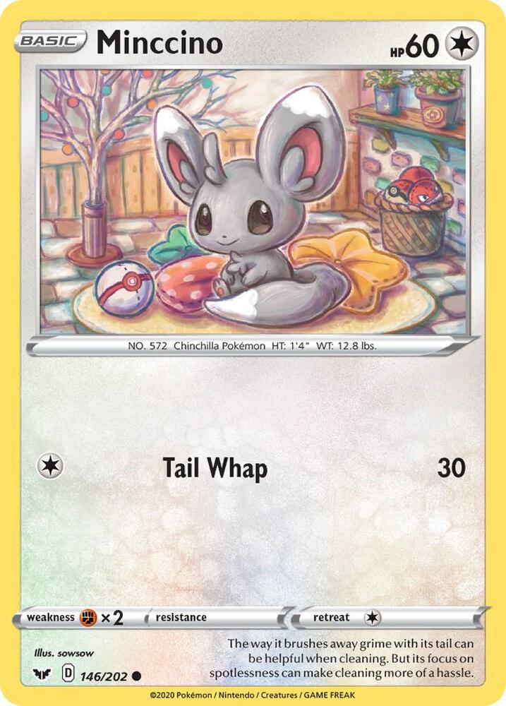 Minccino (146) [SWSH01: Sword & Shield Base Set] 146/202