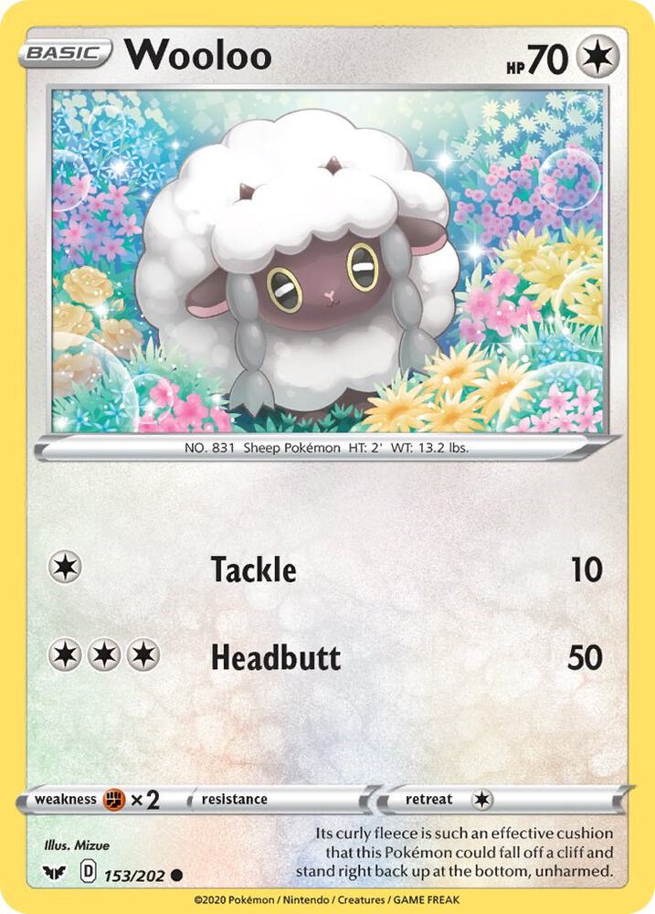 Wooloo (153) [SWSH01: Sword & Shield Base Set] 153/202