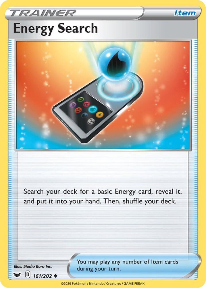 Energy Search [SWSH01: Sword & Shield Base Set] 161/202