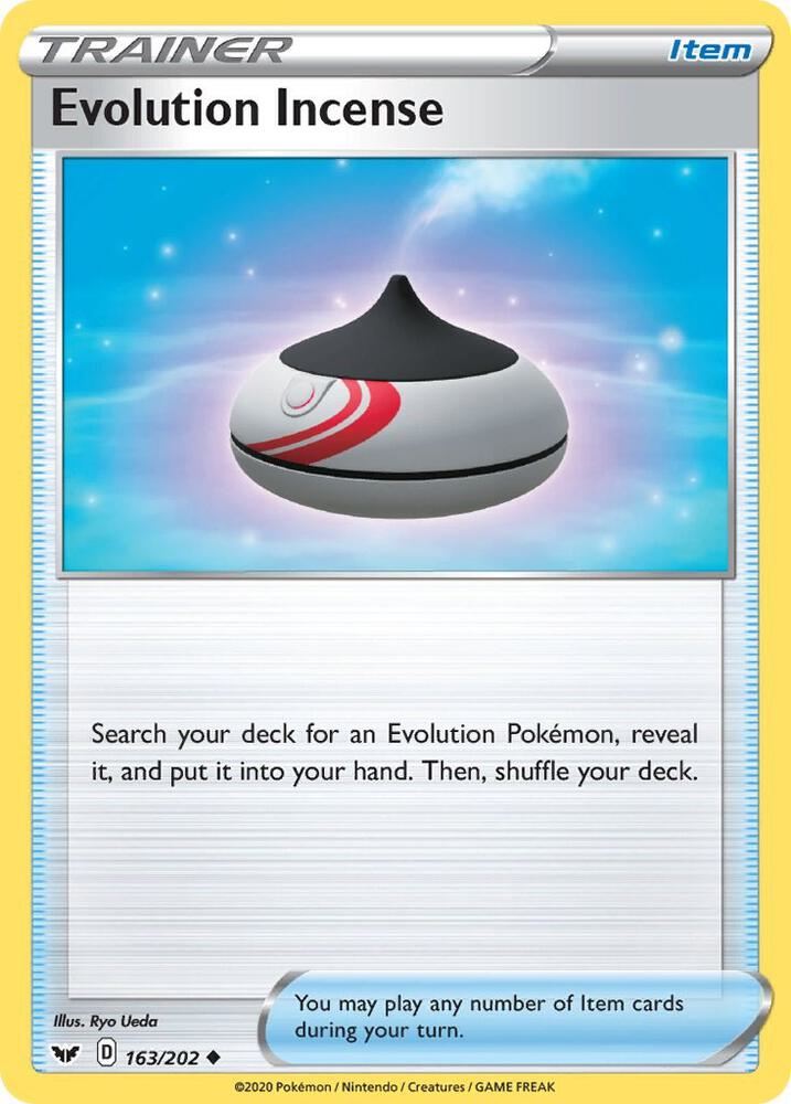 Evolution Incense [SWSH01: Sword & Shield Base Set] 163/202
