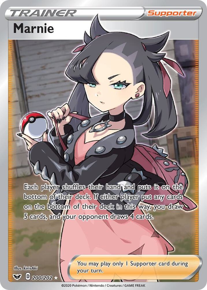 Marnie (Full Art) [SWSH01: Sword & Shield Base Set] 200/202