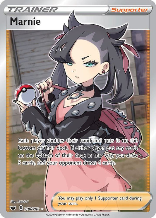 Marnie (Full Art) [SWSH01: Sword & Shield Base Set] 200/202
