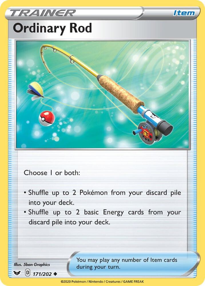 Ordinary Rod [SWSH01: Sword & Shield Base Set] 171/202
