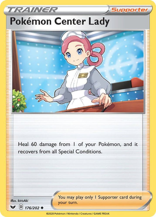 Pokemon Center Lady [SWSH01: Sword & Shield Base Set] 176/202