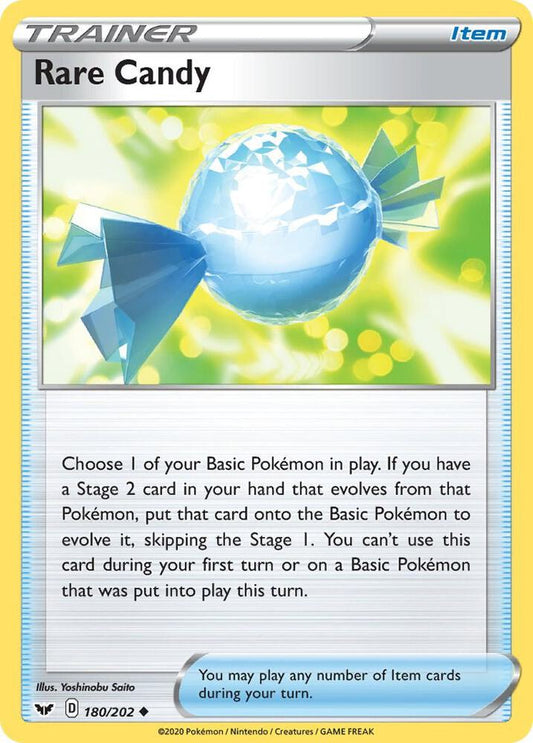 Rare Candy [SWSH01: Sword & Shield Base Set] 180/202
