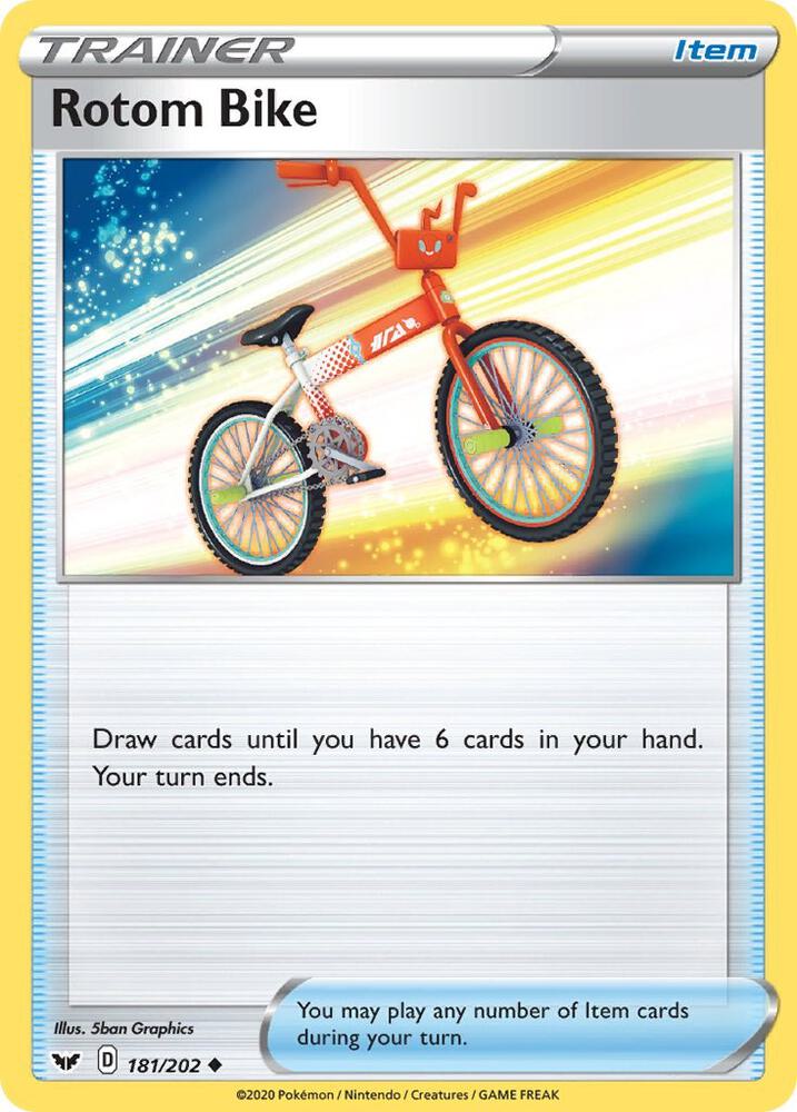 Rotom Bike [SWSH01: Sword & Shield Base Set] 181/202